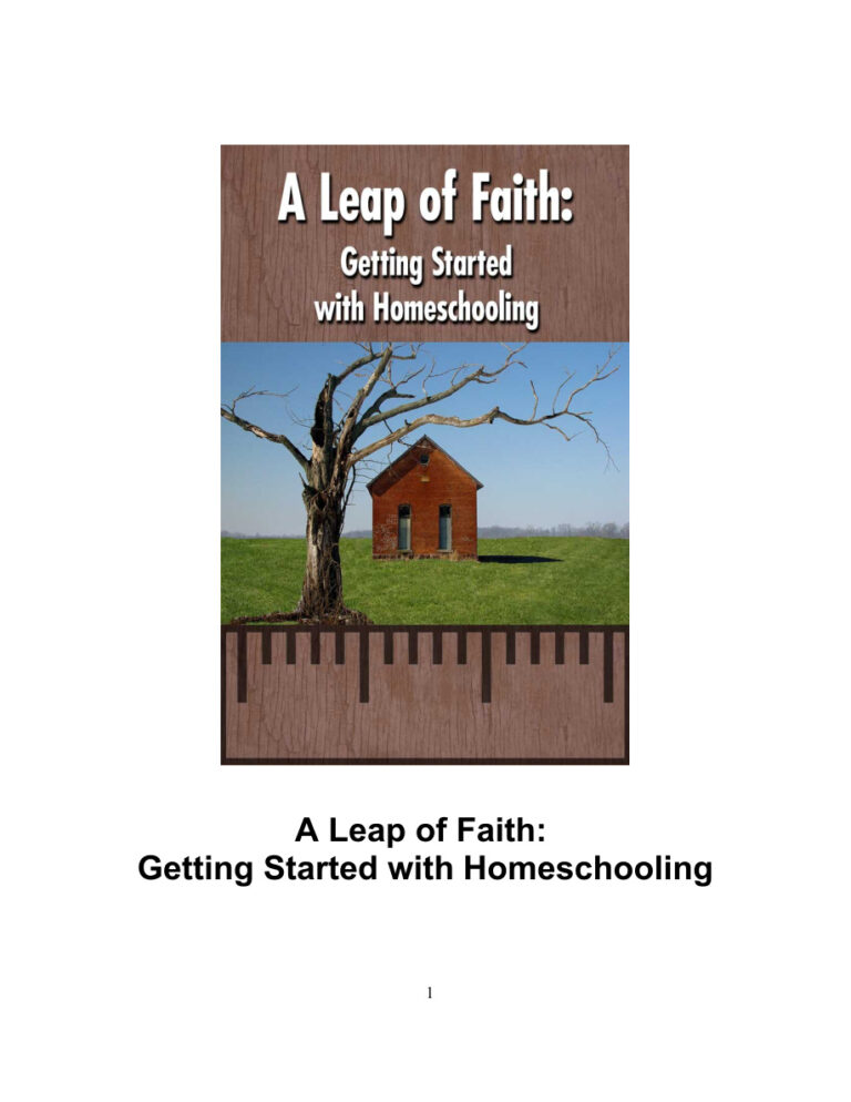 6815219c5e6a0 a leap of faith getting started with homeschooling Kitap Kapağı