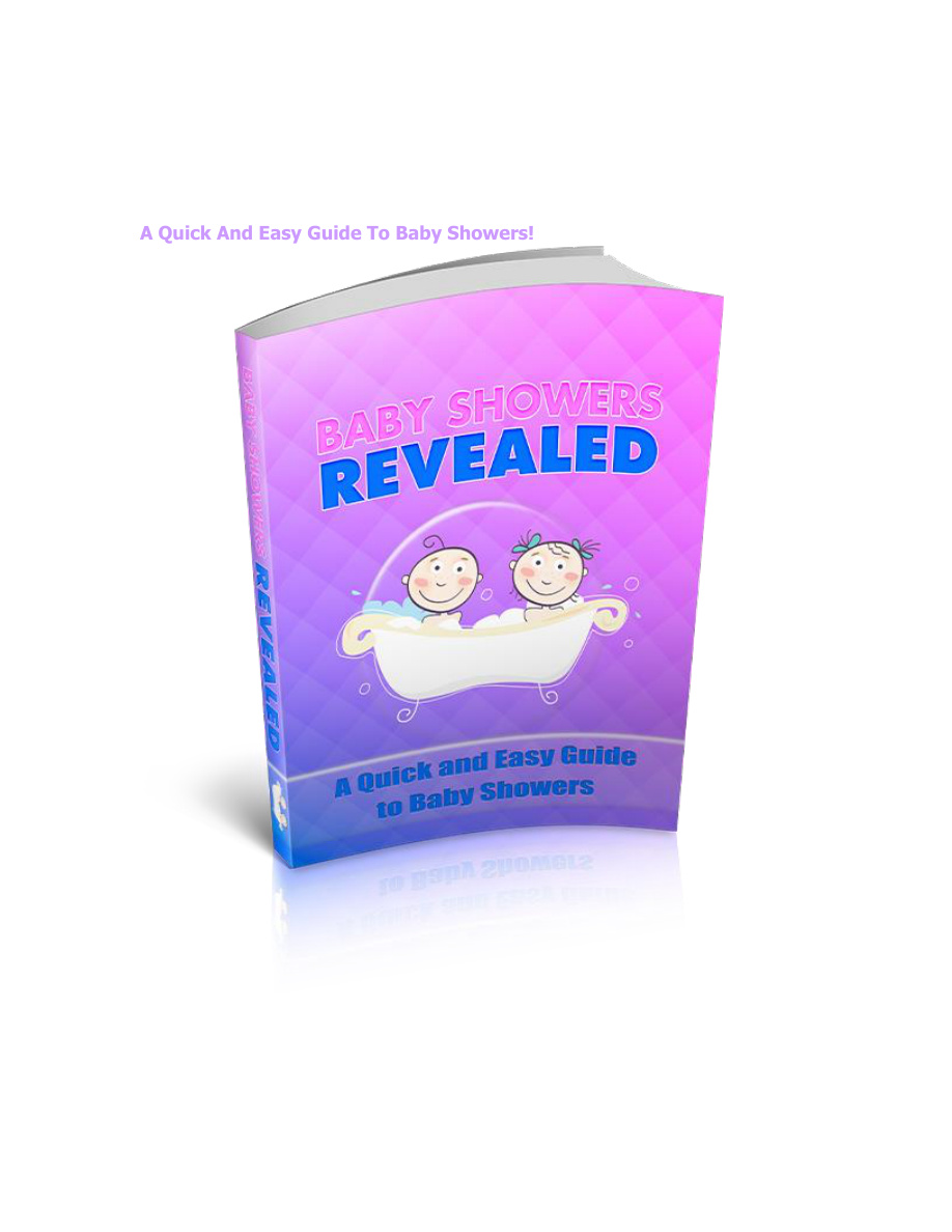 Baby Showers Revealed (Volume 1) PDF Download