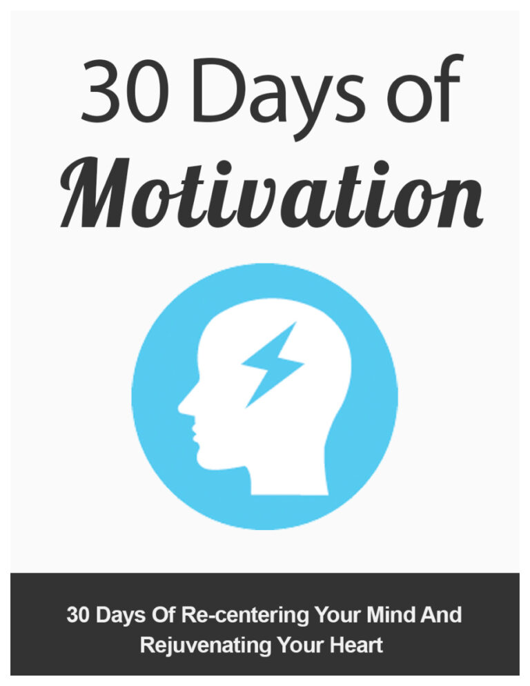 30 Days of Motivation PDF Download – Unknown Author