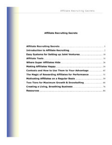 681c8f942f6f4 affiliate recruiting secrets everything you need to know to build a cash generating affiliate machine Kitap Kapağı