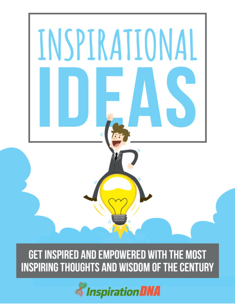 681d7d24cabbc inspirational ideas get inspired and empowered with the most inspiring thoughts and wisdom of the century Kitap Kapağı
