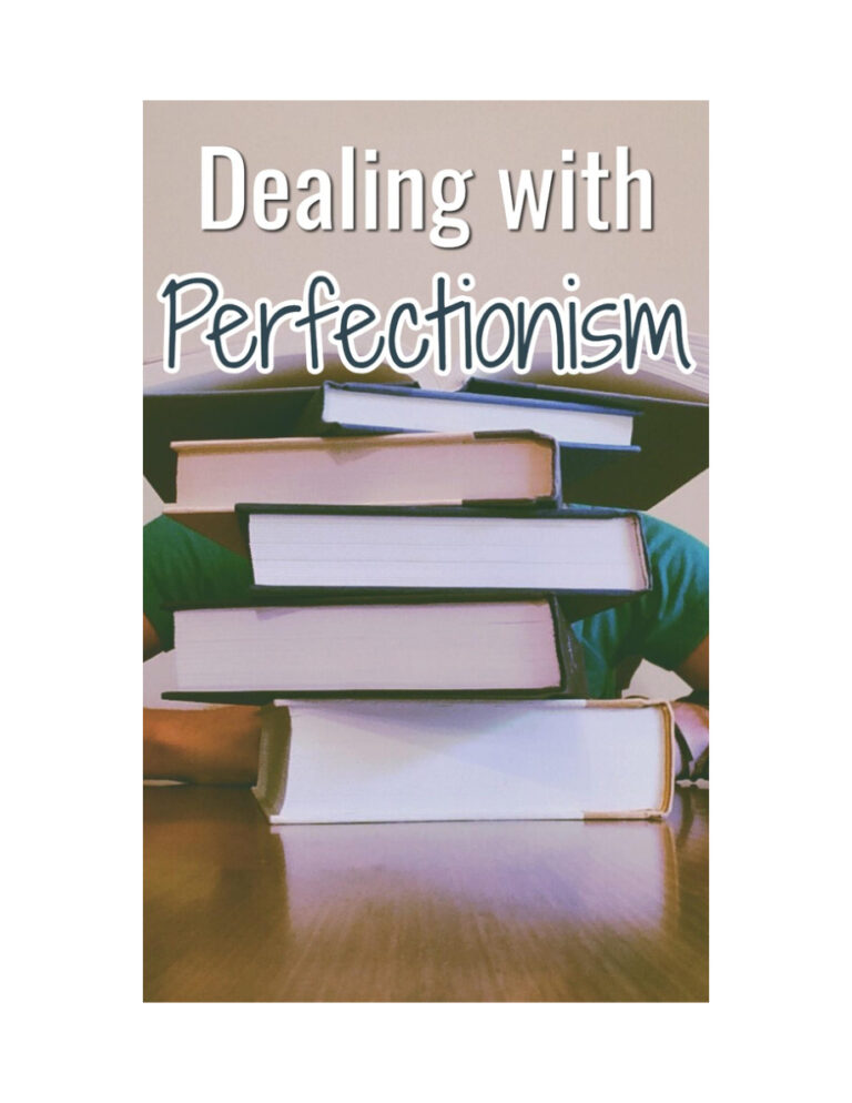 Dealing with Perfectionism PDF Download – Unknown Author