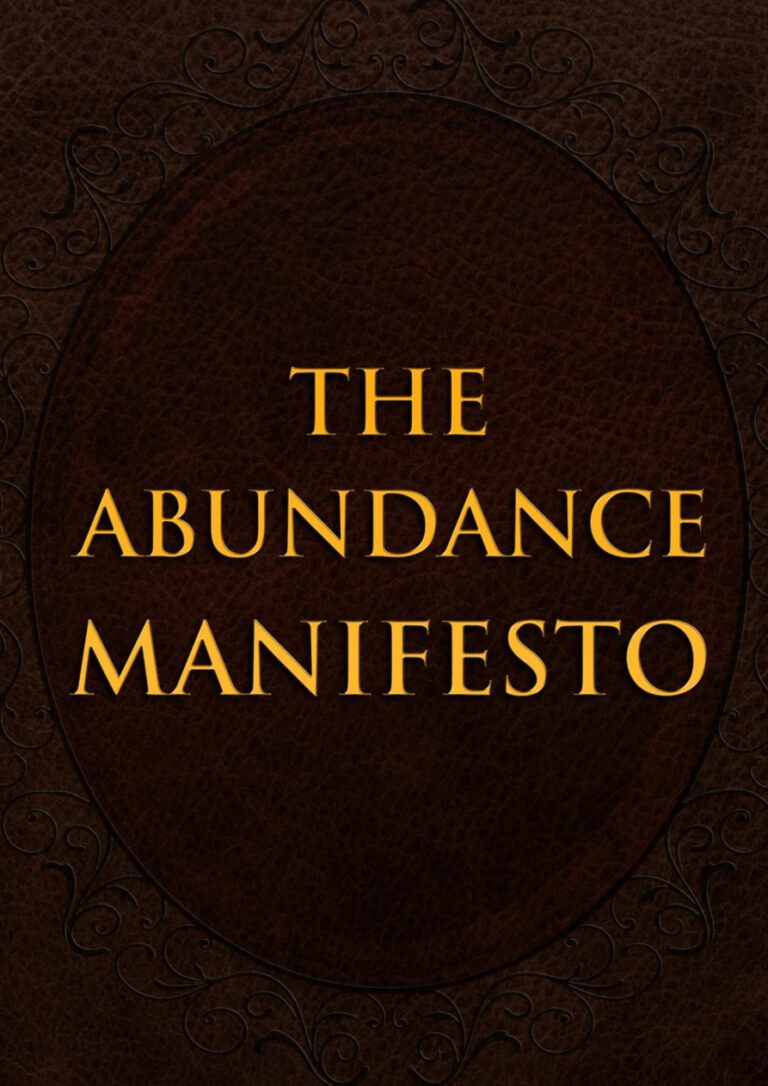 68232f83f0ec9 the abundance manifesto Kitap Kapağı