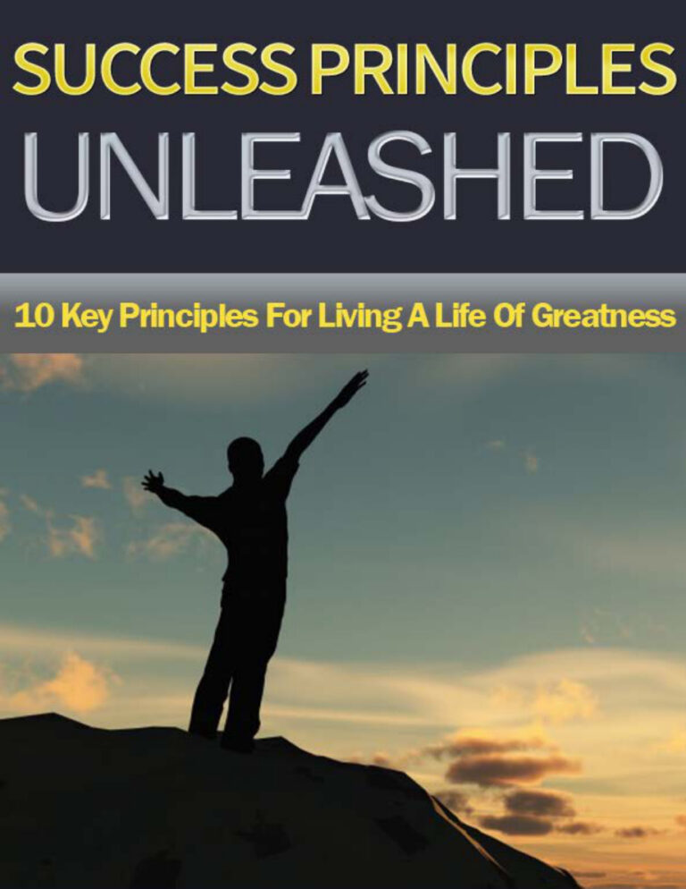 Success Principles Unleashed: 10 Key Principles PDF Download – Unknown Author