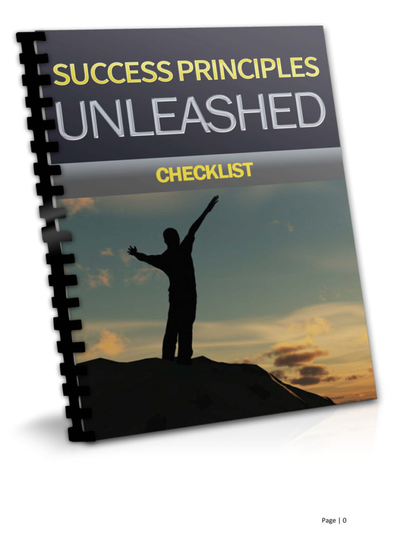Success Principles Unleashed Checklist PDF Download – Unknown Author