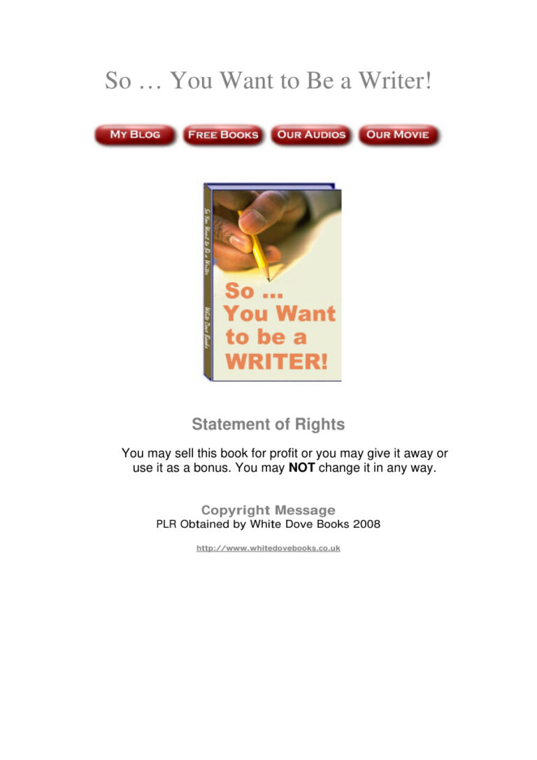 6824d5a8f2b46 so you want to be a writer Kitap Kapağı