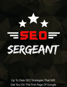6825b10820ada seo sergeant up to date seo strategies that will get you on the first page of google Kitap Kapağı