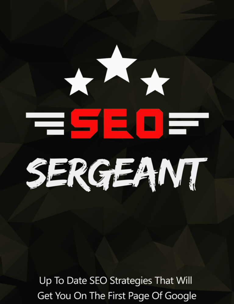 SEO Sergeant PDF Download – Unknown Author
