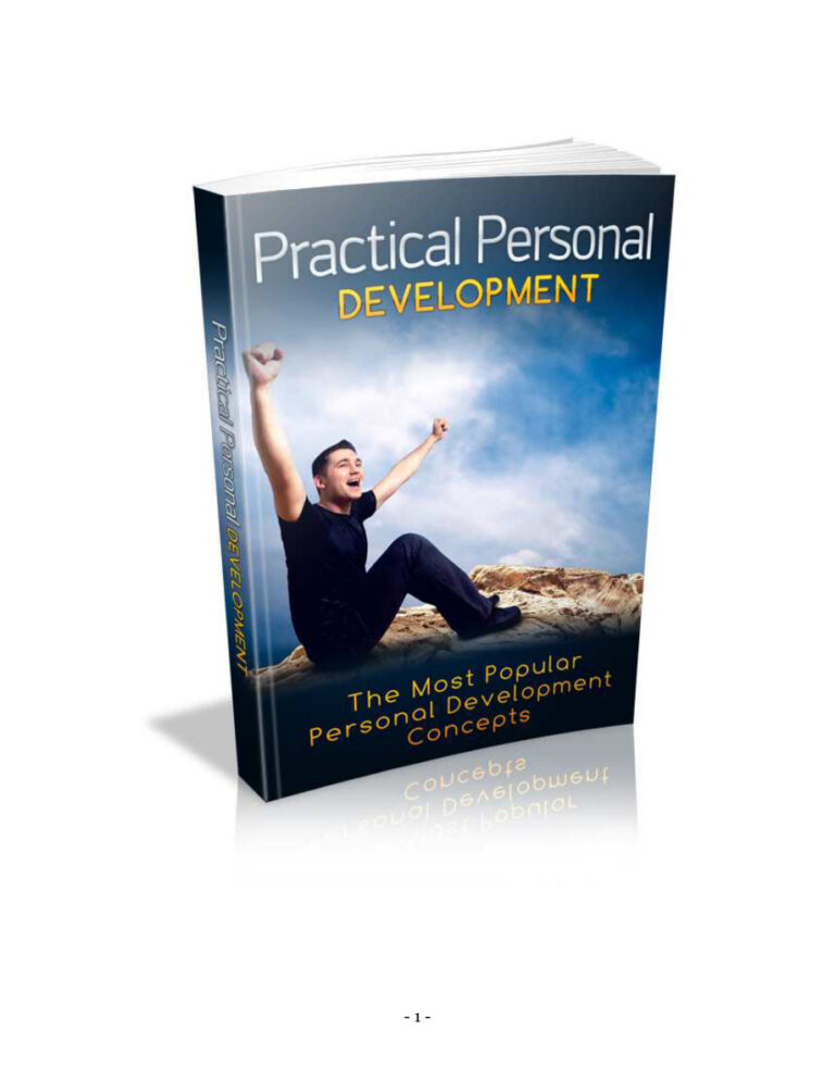 Practical Personal Development PDF Download – Unknown Author