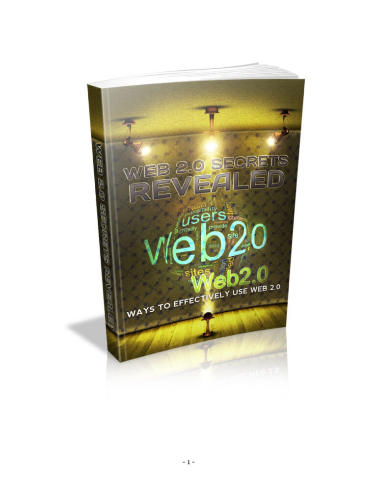 Web 2.0 Secrets Revealed PDF Download – Unknown Author
