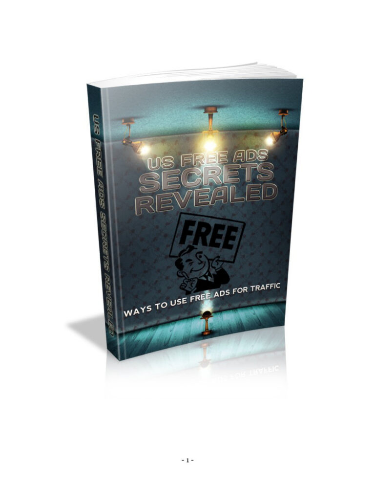 US Free Ads Secrets Revealed PDF Download – Unknown Author