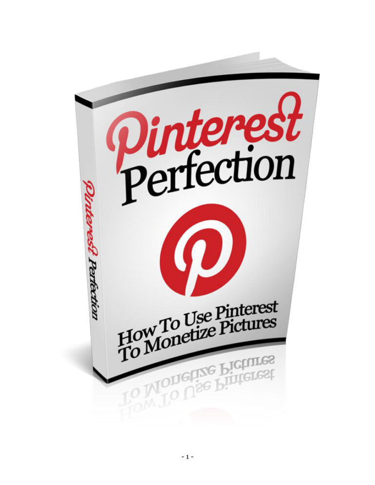 Pinterest Perfection PDF Download – Unknown Author