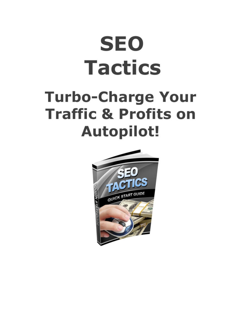 SEO Tactics PDF Download – Unknown Author