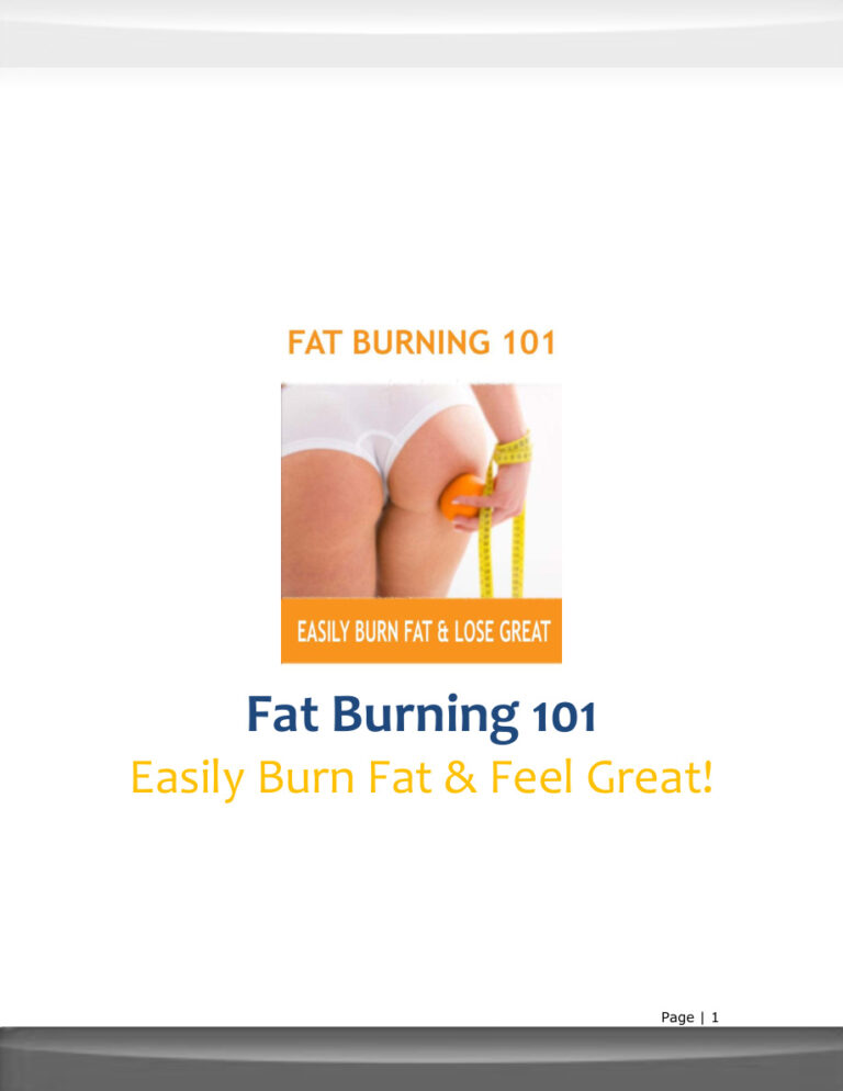 Fat Burning 101 PDF Download – Unknown Author