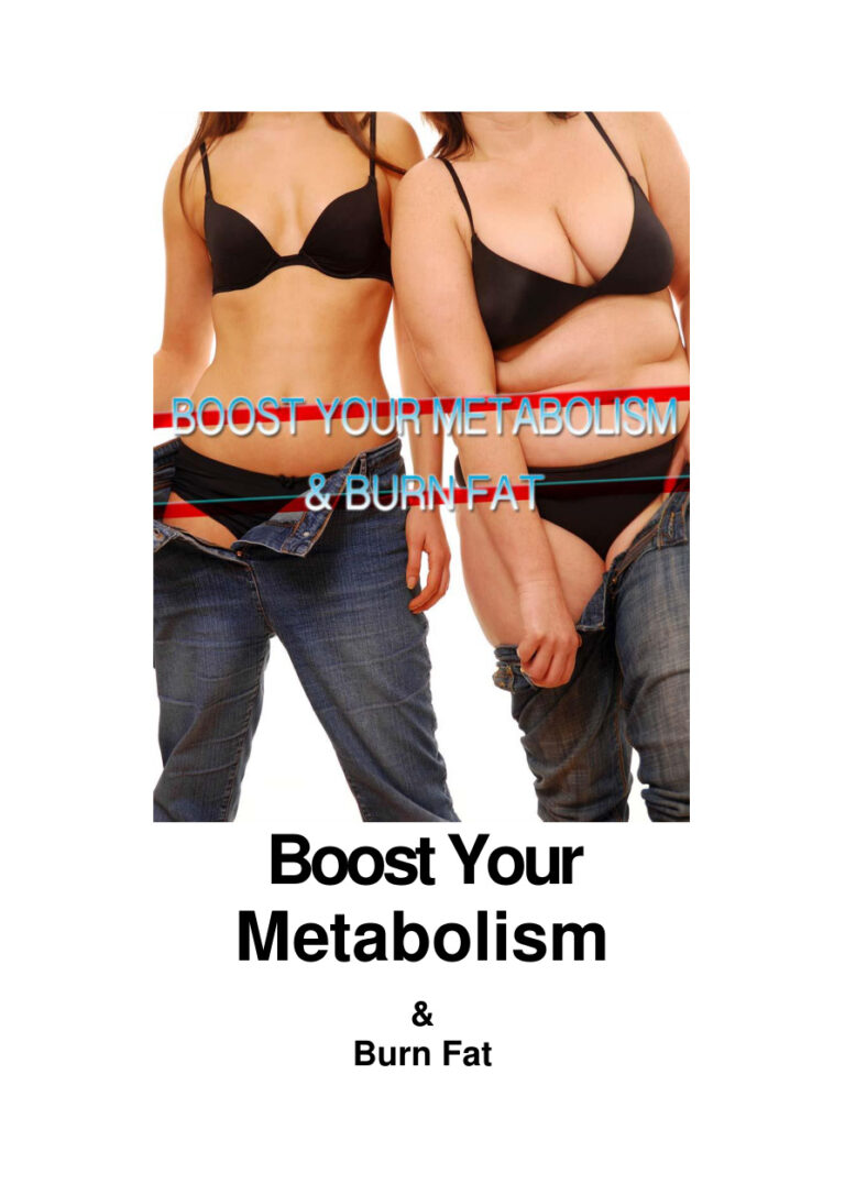 Boost Your Metabolism & Burn Fat PDF Download – Unknown Author