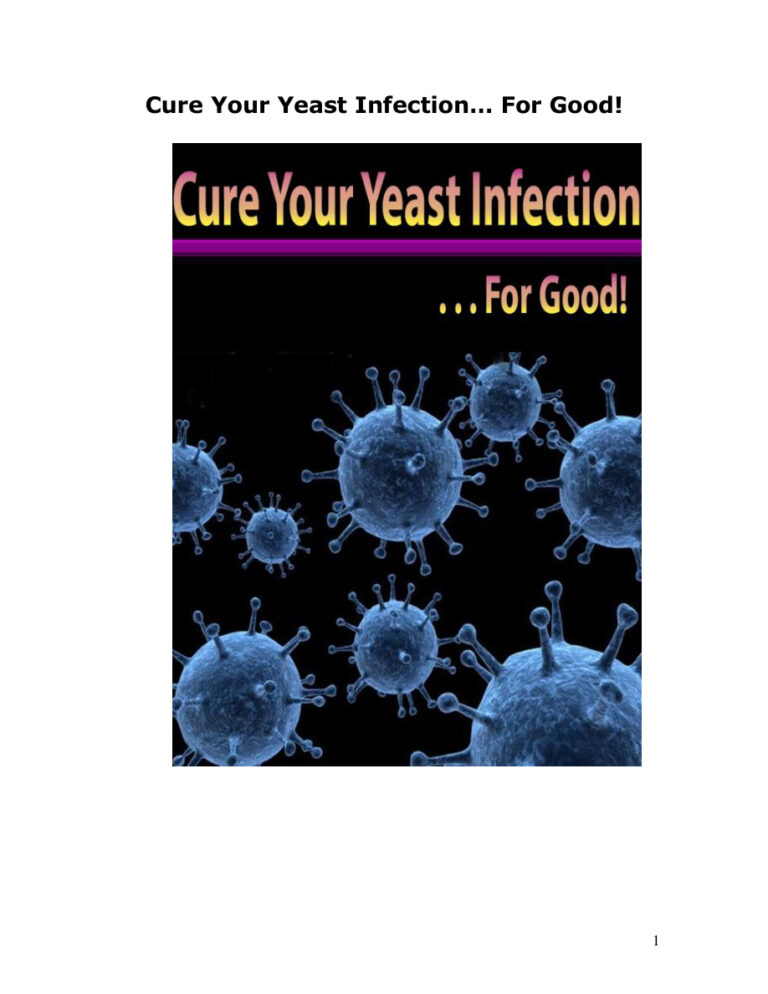 Cure Your Yeast Infection for Good PDF Download – Unknown Author