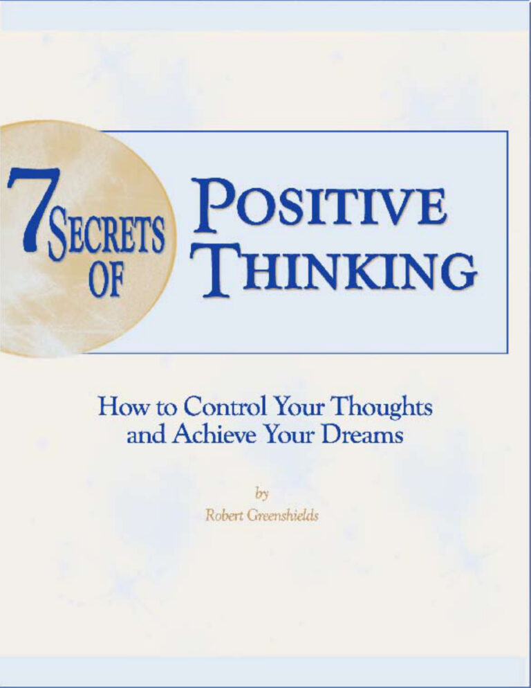 7 Secrets of Positive Thinking PDF Download – Unknown Author
