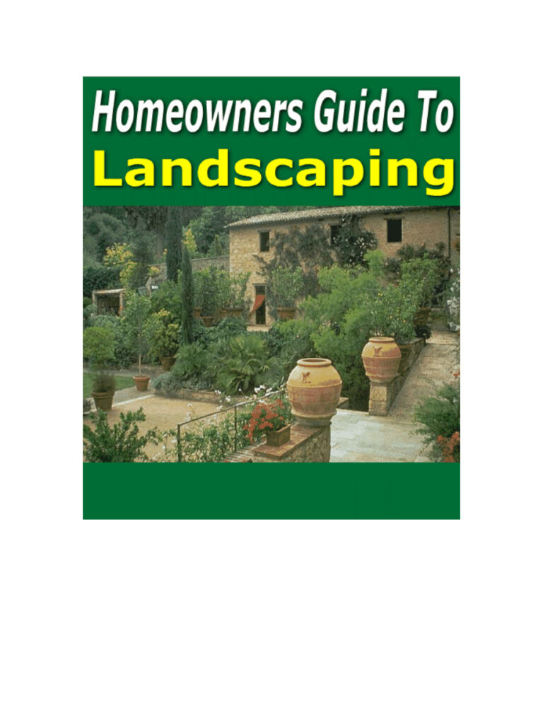 682f005ba18cf homeowners guide to landscape Kitap Kapağı