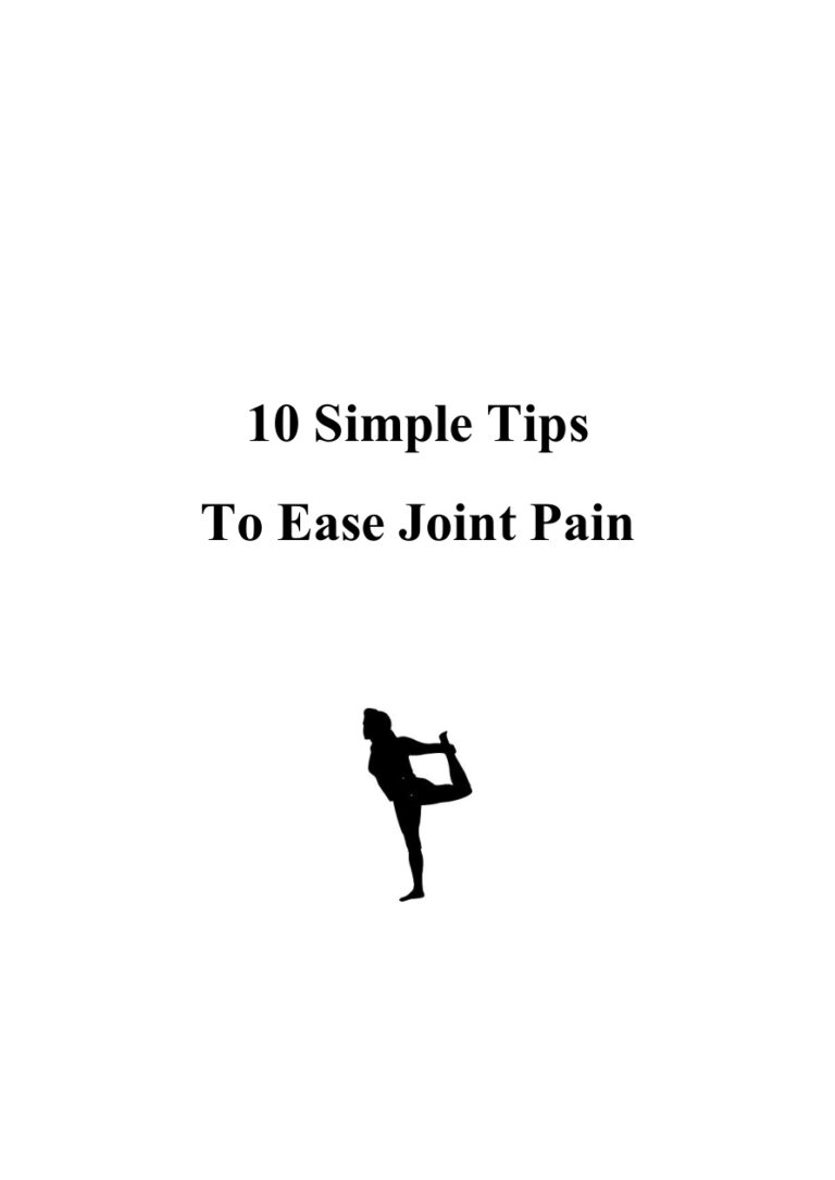 10 Simple Tips to Ease Joint Pain PDF Download – Unknown Author