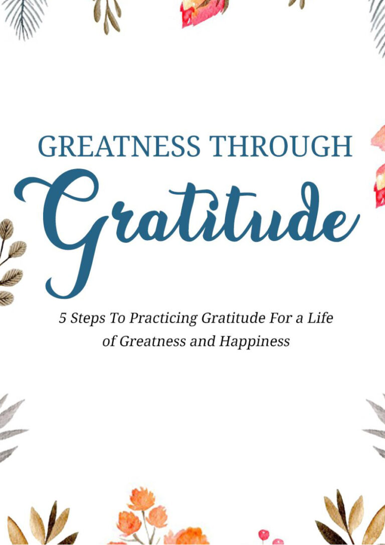 Greatness Through Gratitude PDF Download – Unknown Author