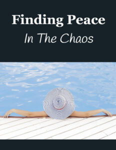 6831552dbdcd9 finding peace in the chaos Kitap Kapağı