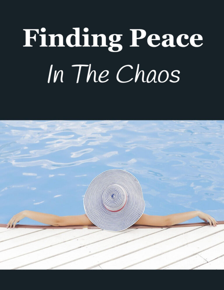 6831552dbdcd9 finding peace in the chaos Kitap Kapağı
