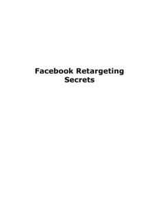6831c9c660af3 facebook retargeting secrets Kitap Kapağı