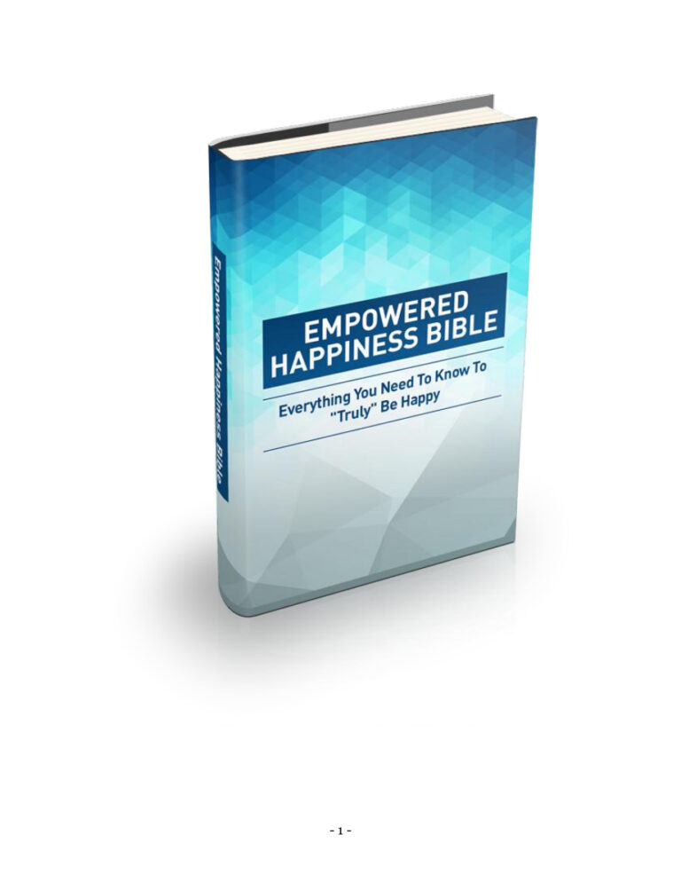 Empowered Happiness Bible PDF Download – Unknown Author