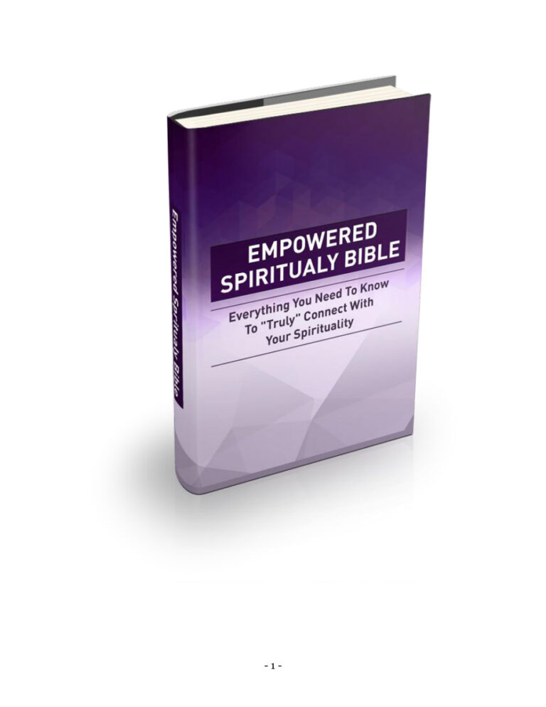 6832d90885756 empowered spirituality bible everything you need to know to truly connect with your spirituality Kitap Kapağı
