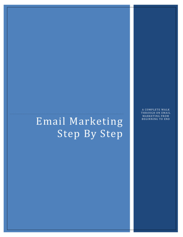 Email Marketing Step-by-Step PDF Download – Unknown Author
