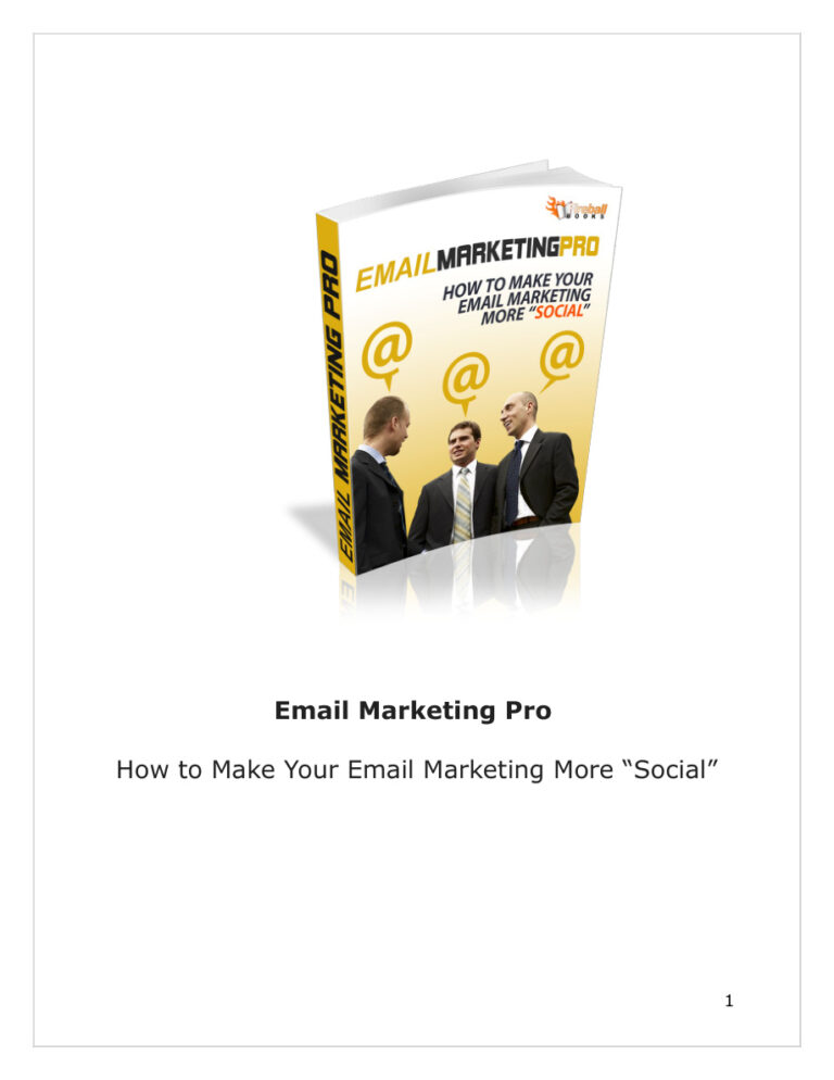 Email Marketing Pro PDF Download – Unknown Author