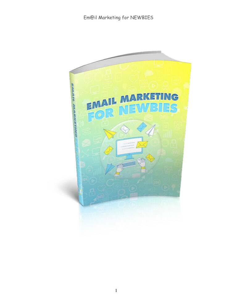 Email Marketing for Newbies PDF Download – Unknown Author