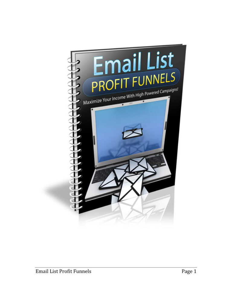 Email List Profit Funnels PDF Download – Unknown Author