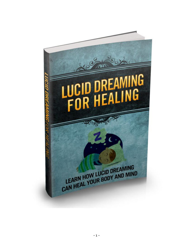 Lucid Dreaming for Healing PDF Download – Unknown Author