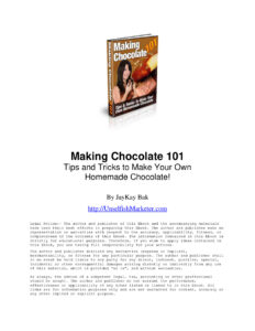 68349762a107f making chocolate 101 tips and tricks to make your own homemade chocolate Kitap Kapağı
