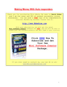 6834a2059956e making money with auto responders how can i make money with autoresponders Kitap Kapağı