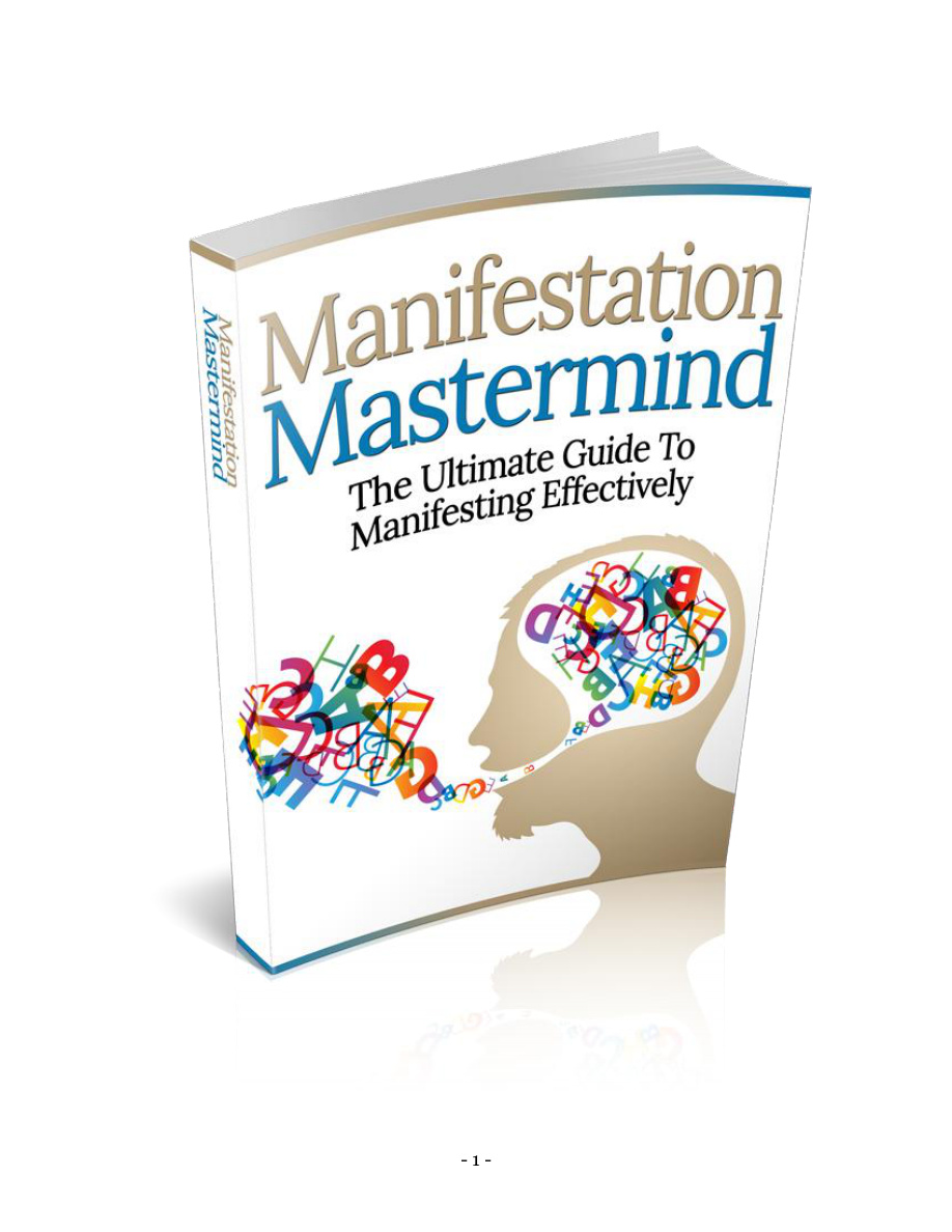 Manifestation Mastermind PDF Download