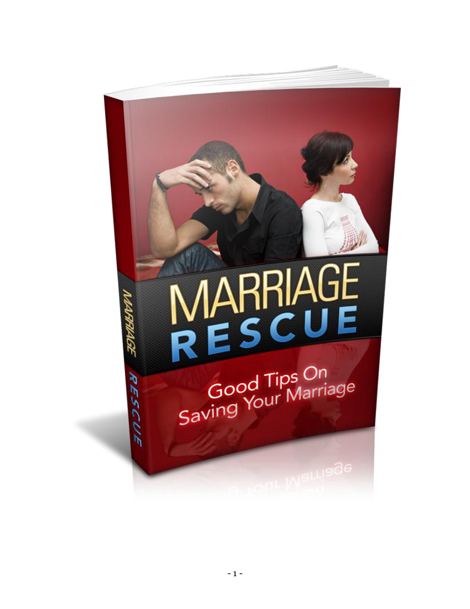 Marriage Rescue PDF Download