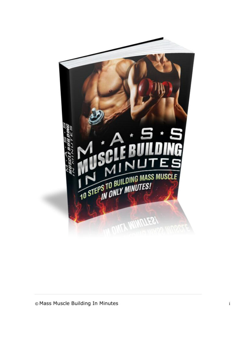 Mass Muscle Building in Minutes PDF Download – Unknown Author