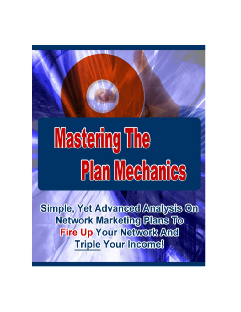 Mastering the Plan Mechanics PDF Download – Unknown Author