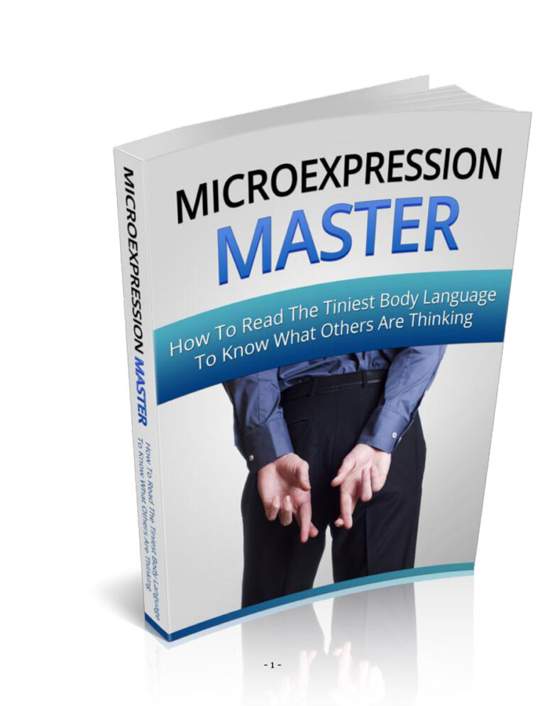 Micro Expression Master PDF Download – Unknown Author