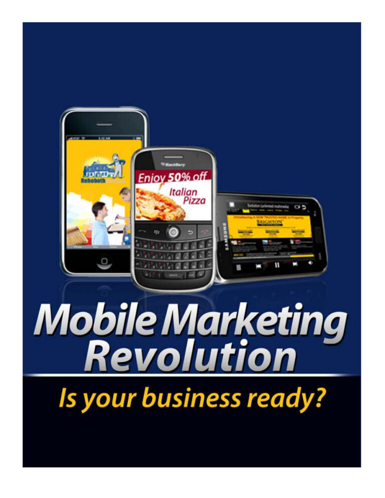Mobile Marketing Revolution PDF Download – Unknown Author