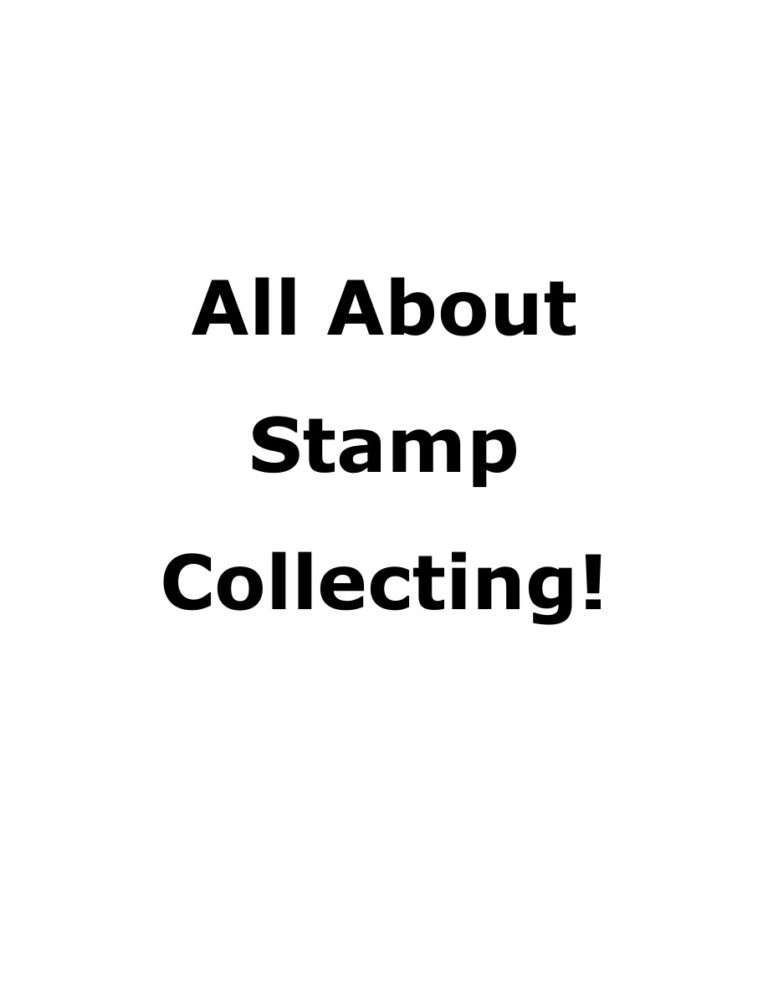 All About Stamp Collecting 101 PDF Download – Unknown Author