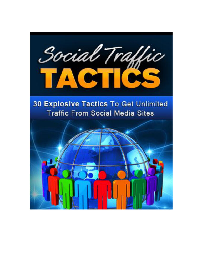 Social Traffic Tactics PDF Download – Unknown Author
