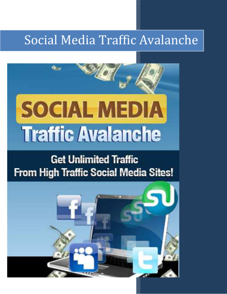 Social Media Traffic Avalanche PDF Download – Unknown Author