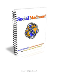 683c4513000dc social madness social networks social bookmarking sites and social video sharing networks Kitap Kapağı
