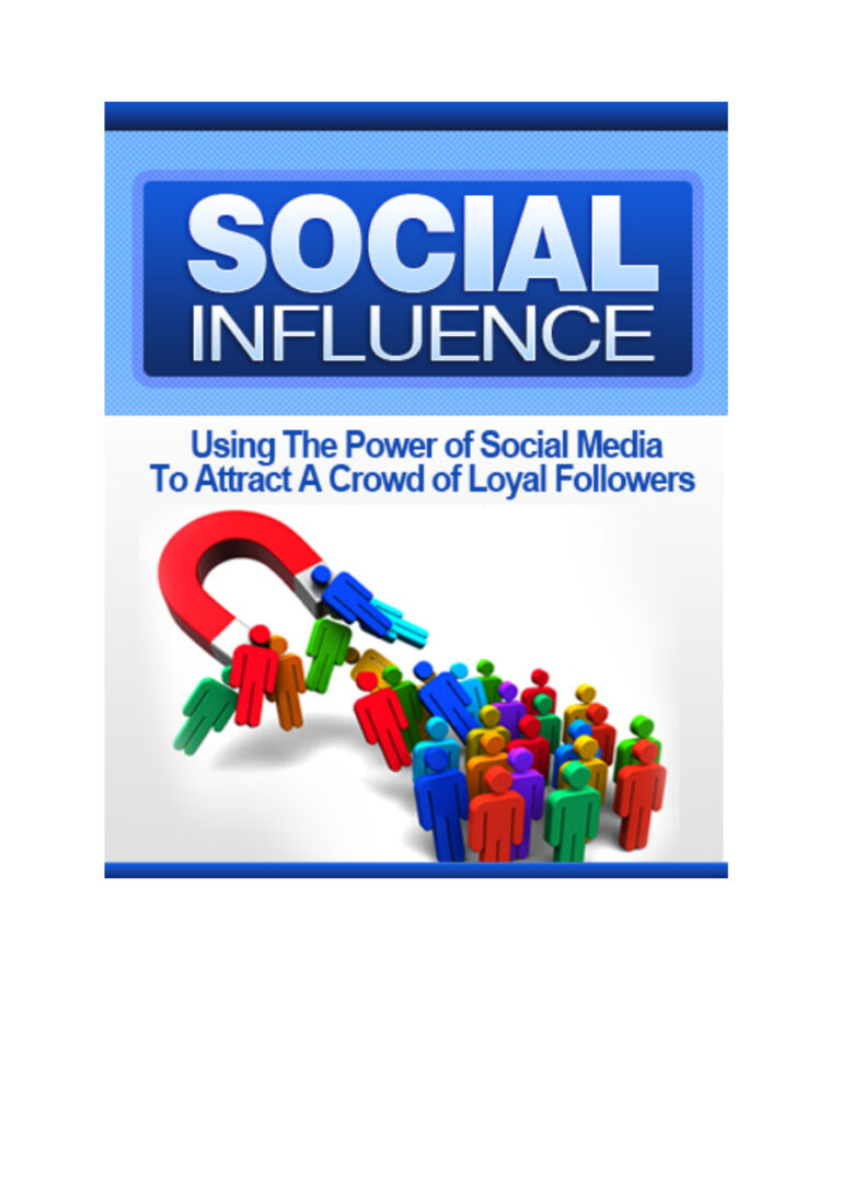 Social Influence PDF Download – Unknown Author