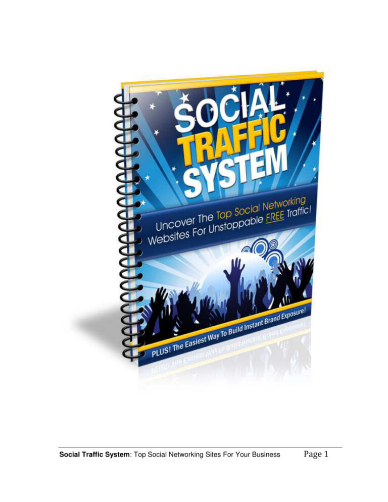 Social Traffic System PDF Download – Unknown Author
