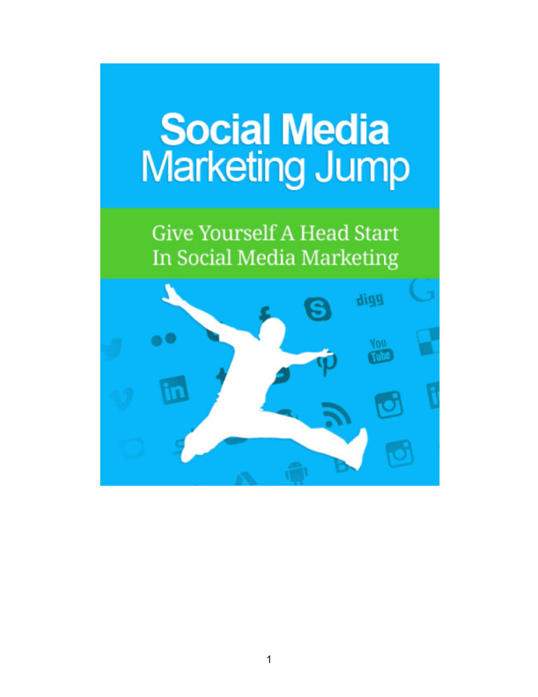 Social Media Marketing Jump PDF Download – Unknown Author
