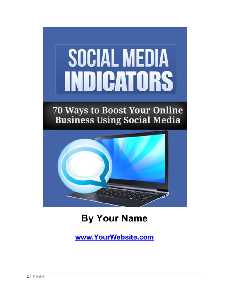 Social Media Indicators PDF Download – Unknown Author